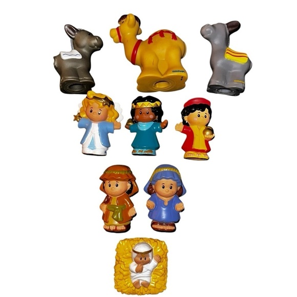 Fisher-Price Other - Fisher Price Little People Christmas Story Nativity REPLACEMENT 9 pieces